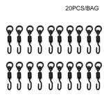 20 TK Spinner Ronnie Rig karpkalap&uuml;&uuml;gi tarvikud karpkala jaoks Micro Hook P&ouml;&ouml;rlemisriistad Kiirvahetus