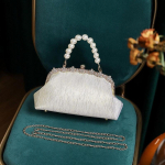 Johnature Flower Pearl k&auml;ekott Lady Antiik Cheongsami banketi kettkott Mitmek&uuml;lgsed elegantsed naiste &otilde;lakotid beež