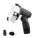 K&auml;eshoitav elektriline kebabil&otilde;ikur 304 roostevabast terasest 0&ndash;8 mm T&uuml;rgi grilliliha viilutaja professionaalne EU Plug must