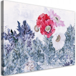 L&otilde;uendiprint Maki w ogrodzie malowane 60x40 mitmev&auml;rviline