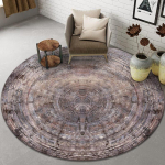 Vintage Mandala &uuml;mmargune vaip, geomeetriline lillepinna vaip elutoa k&ouml;&ouml;gi jaoks s&ouml;&ouml;gitoa sissep&auml;&auml;su &uuml;mmarguse ala vaip joogamatt 200*200cm