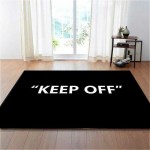 Hoia eemale piirkonna vaibadest P&otilde;randamatt Must-valge vaip Uksemati vaip voodi diivani kaunistamiseks Kaitske oma isiklikku ruumi Alfombra 50cm x 80cm