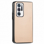 Mugav s&uuml;sinikkiust &uuml;mbris Oppo Find N libisemiskindla &otilde;hukese matttundega kokkupandavate kaantega &uuml;mbriste jaoks Fundas for OPPO Find N must