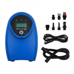 Kaasaskantav elektriline &otilde;hupump 20 PSI k&otilde;rgsurve&otilde;hukompressori t&auml;itmis- ja t&uuml;hjenduspump 7-ga sinine