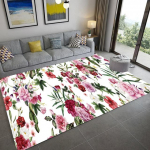 Lillemustriline vaip Elutuba Suure pindalaga libisemisvastane vaip Magamistoa P&otilde;randamatt Voodi&auml;&auml;rne lillematt Kodukaunistuse tarvikud 40x60cm