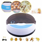 MOONNMini 9 muna inkubaator talu haudumine automaatne digitaalne temperatuuri niiskuse reguleerimine kodulindude vutt kana pardi linnukasvatusmasin EU sinine