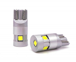4 tk W5W LED T10 pirn 12-24V CANBUS 400lm
