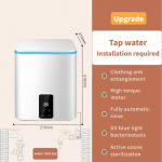 T&auml;isautomaatne pesumasin Kaasaskantavad sokid aluspesu alusp&uuml;ksid v&auml;ike puhastusmasin 【Upgrade】Tap water Installation