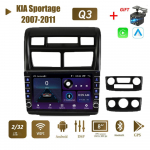 Androidi autoraadio KIA Sportage 2007-2011 jaoks koos nupunupuga auto multimeediumipleier GPS-navigatsioon WIFI 2Din stereo Carplay 2+32GB 1+16GB