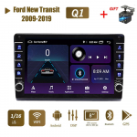 Raadio 2 Din Android auto GPS-navigatsioon Ford New Transit 2009-2019 jaoks koos nupunupuga multimeediumipleier Stereo Audio Auto 1+16GB 1+16GB