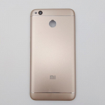 Xiaomi Redmi 4X tagumise aku tagaukse korpuse jaoks koos kaamera objektiivi ja k&uuml;ljega kuldne