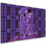 Kolmeosalise pildiga l&otilde;uenditr&uuml;kk Fulfillment Woman Abstract 60x40 lilla