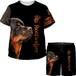 Mudilaste poiste armas 3D prindiga koer rottweileri lambakoera kutsika T-s&auml;rk l&uuml;hikesed p&uuml;ksid dressid, teismelised t&uuml;drukud, vaba aja suveriiete komplekt 100