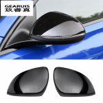 Car styling Carbon fiber for Mercedes Benz C Class W206 2022 C200 C300 C260 rearview mirror frame Cover Sticker Trim h&otilde;be