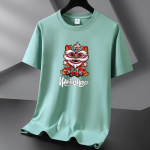 Tiglon 10 Colors Pure Cotton Meeste T-s&auml;rk &Uuml;markaelusega l&uuml;hikeste varrukatega Meeste T-s&auml;rk S-6XL S heleroheline v&auml;rv
