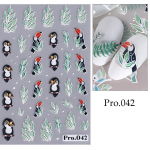 V&auml;rvilised suvelilled k&uuml;&uuml;nekleebised Kaktus Papagoi Linnud Nail Art Kleebised Kevadine Deco lilleline Leht Slider Manik&uuml;&uuml;r t&auml;toveering GLPRO-39