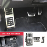 Autopedaalide puhkeasend Gaasipedaali, piduripedaali ja siduripedaali kate Volkswagenile VW Passat Alltrack R-Line Rline Sedaan Luukp&auml;ra Full AT 3 Pcs black