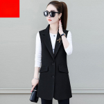 T&auml;navar&otilde;ivad Disain &otilde;hukesed varrukateta bleiserid Naiste vabaaja elegantsed vestid &uuml;ler&otilde;ivad klassikaline keskmise pikkusega vest, bleiser L