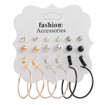 Butterfly Circle tutik&otilde;rvar&otilde;ngaste 9-osaline komplekt Love Fashion New Trend K&otilde;rvar&otilde;ngaste komplekt