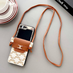 Rhombus Crossbody kaelapael rahakoti kaardihoidjad PU-nahast &uuml;mbris Samsung Galaxy Z Flip 4 zFlip 3 flip 5 Coque jaoks Samsung Z flip 3 valge