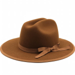 Khaki villane naiste Fedora m&uuml;ts laia &auml;&auml;rega m&uuml;tsid Elegantne Lady Gangster Trilby Felt Homburg Church Jazz Hat Meeste kauboi m&uuml;tsid 56-58CM