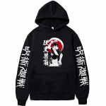 Harajuku Anime Jujutsu Kaisen Hoodie R&otilde;ivad Unisex Wo Unisex Kawaii Toji Fushiguro Unisexga Cartoon Kevad lahtised vabaaja dressipluusid Topid 2XL