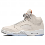 Air Jordan 5 Retro SE Craft Light Orewood Brown Meeste Tennised Kreemjas Ohutus-Oranž Lame-Pewter FD9222-180 43