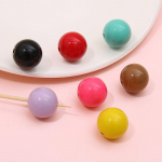 10 tk 16 mm segav&auml;rvilised akr&uuml;&uuml;list &uuml;mmargused kuulhelmed kaelakee jaoks k&auml;ev&otilde;ru v&otilde;tmehoidja DIY ehete k&auml;sit&ouml;&ouml; 16mm 10pcs/bag