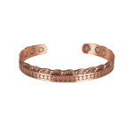 Ikuinen Puhtast Vasest K&auml;ev&otilde;rud Magnetteraapia Leht Reguleeritav K&otilde;rge Magnetiga Mansett K&auml;ev&otilde;rud Vintage Ehted Muudetava suurusega vask