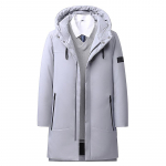 Talvine meeste pikk Parka &auml;ristiilis paks termojope kapuutsiga tuulejope, suur suurus 8XL M