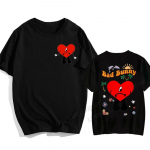 Bad Bunny T-s&auml;rk Unisex Mood T-s&auml;rgid Puuvillane T-s&auml;rk Laste Hip Hop Topid Tees Un Verano Sin Ti T-s&auml;rk Unisex Camisetas Poiste Topid 2XL