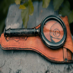 Vintage Henry Hughes Londoni 1941. aasta suurendusklaas elegantse nahk&uuml;mbrisega &ndash; ajatu elegants n&otilde;udlikele kollektsion&auml;&auml;ridele