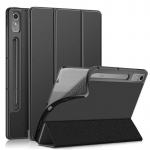 Tahvelarvuti &uuml;mbris Lenovo Tab P12 &uuml;mbrise 12,7-tollise 2023-tollise &uuml;mbrise &uuml;mbrise 2023 magnetilise pehme silikooniga tagakesta Funda jaoks Xiaoxin Pad Pro 12 7 p&otilde;rutuskindla kaane jaoks Tab P12 12.7 inch must