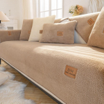Paksendatud villane sametdiivani kate Talvine soe elutoa diivan seljatugi k&auml;etugi padi pehme libisemiskindel tolmukindel dekoratiivne kate 70x180cm 1pcs pruun