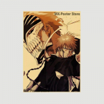 Jaapani Anime Bleach plakatid Esteetilised vintage j&otilde;upaberist kodukaunistus Seinamaaling Ruumi kaunistamine Kunst maalimine Kingitused 30x21cm