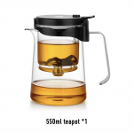 SAMADOYO elegantne tassi isolatsioon eraldusmull teekann kuumakindlast klaasist teekann lihtsa filtriga teetass 350ml puhas