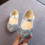 Kevadised lastejalatsid T&uuml;drukute Printsessikingad Glitter Lastele Beebi Tantsukingad Vabaaja v&auml;ikelaste T&uuml;drukute sandaalid 25