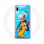 Coque pour Samsung Galaxy A40 One Piece Manga Trafalgar Law ep&eacute;e