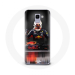 &Uuml;mbris Samsung galaxy J6 2018 Vormel 1 Max Verstappeni F1 Driver Red Bull RB15 jaoks