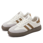 TUINANLE tossud naiste spordijalatsid Tursked vabaaja valged tossud, t&uuml;drukute platvormkingad 39 beež/khaki