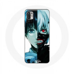 &Uuml;mbris Xiaomi Redmi Note 10T 5G Tokyo Ghoul Half Face jaoks