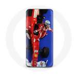 &Uuml;mbris Samsung Galaxy A8 Plus vormel 1 Fernando Alonso F1 Racing Driver Red jaoks