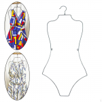 Pesu riidepuu ujumistrikoo ujumistrikoo kehakuju vitriin bikiinikapp h&otilde;be