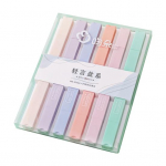6 tk Highlighter pliiats Macaron Color Smooth Writing Pehme otsaga esteetiline armas kahepealine kunsti marker pliiats kooli jaoks B