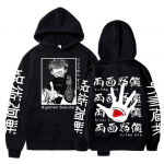 Jaapani Anime Jujutsu Kaisen Kahepoolse Prindiga Huppar Vabaaja L&otilde;tv Meeste Naiste Mood Pikkade Varrukatega Dressipluus Manga Ryomen Sukuna Pullover 4XL
