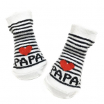 Armas imik beebit&uuml;druk poiss, pehme soe puuvillane armastus ema/papa kirjad sokid Papa