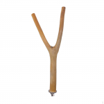 Naturaalsest puidust papagoi ahvena alus v&auml;ikestele lindudele &ndash; ronimis- ja m&auml;nguasi Forked