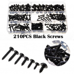 210 tk PWA &auml;&auml;riku isekeermestavate kruvide ristpeaga poltide komplekt koos hoiukastiga Screws Kit