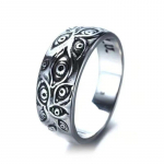 Anime Jujutsu Kaisen S&otilde;rmused Ryomen Sukuna Cosplay Black Dead Eye Unisex Ring Prop Ehted Kingitarvikud Hulgim&uuml;&uuml;k 7