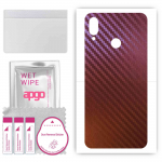 apgo skin sticker film foil vinyl for the BACK compatible with Huawei nova 3i, scratch-resistant, easy to install - Carbon Chameleon CAKA5